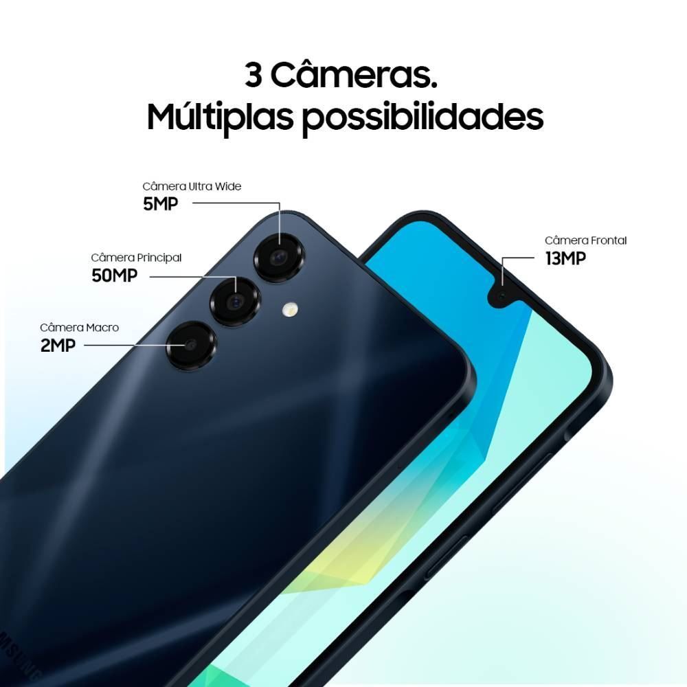 Samsung Galaxy A16 5G 128Gb Tela 6.7 50Mp Nfc Ip54 5000Mah - Cinza