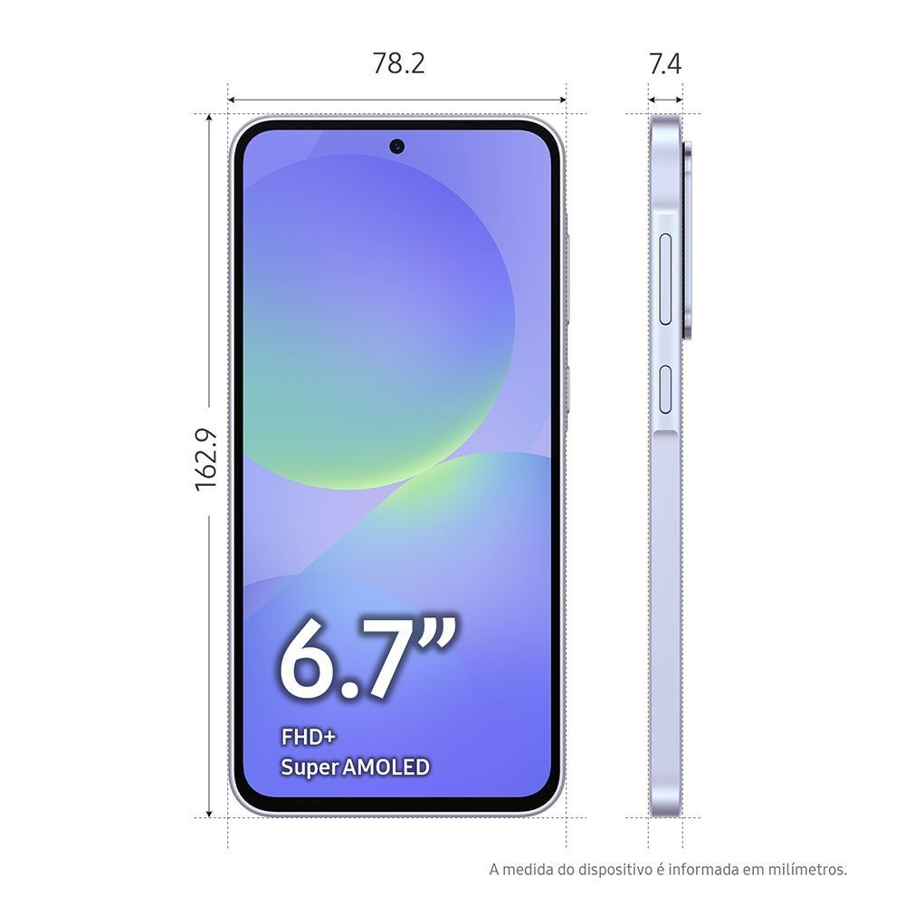 Samsung Galaxy A36 5G, 128 Gb, 6 Gb, Câmera Tripla - VIOLETA