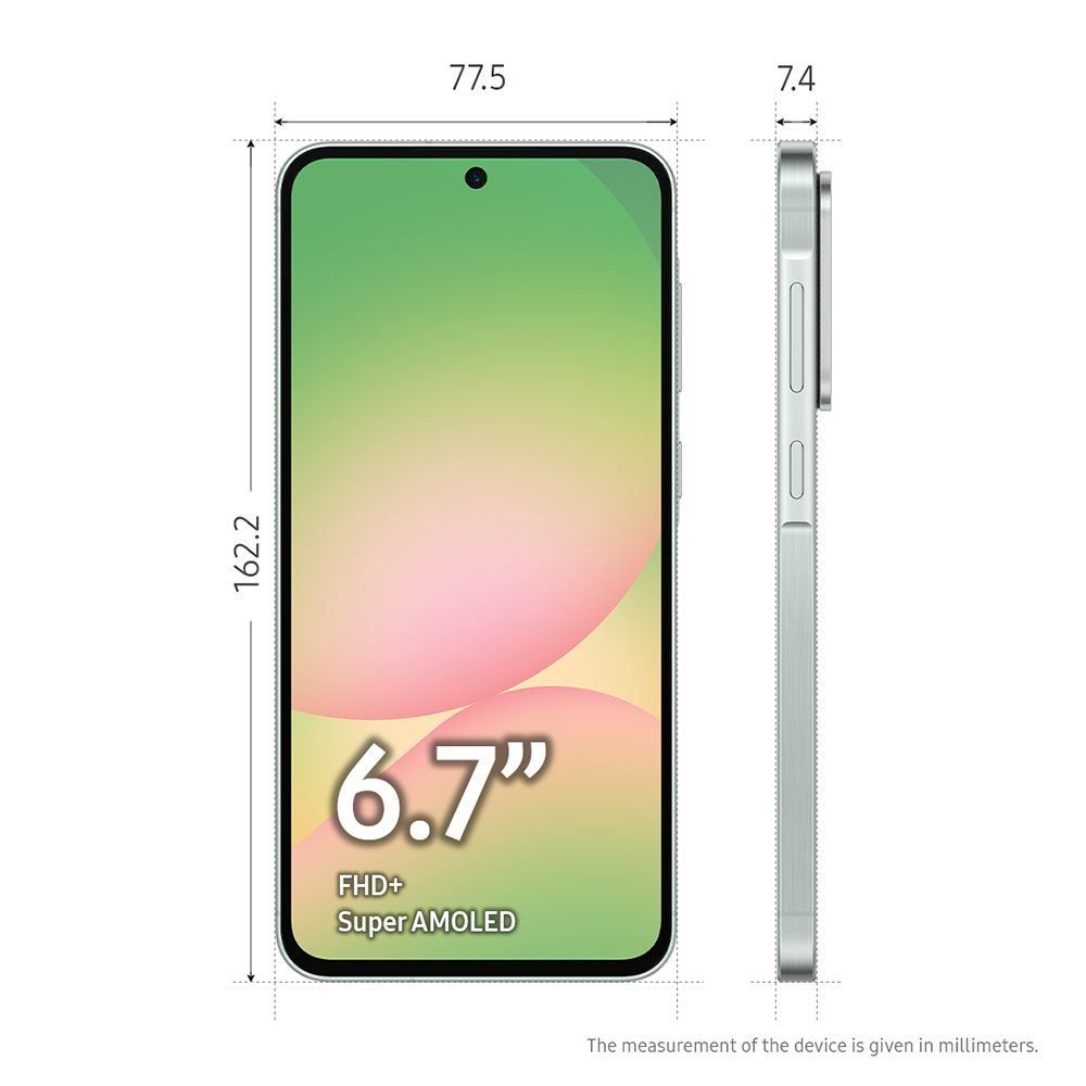 Samsung Galaxy A56 5G, 128 Gb, 8 Gb, Câmera Tripla - VERDE