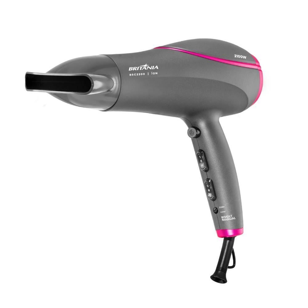 Secador De Cabelos Britânia Bivolt 2100W Bsc2200