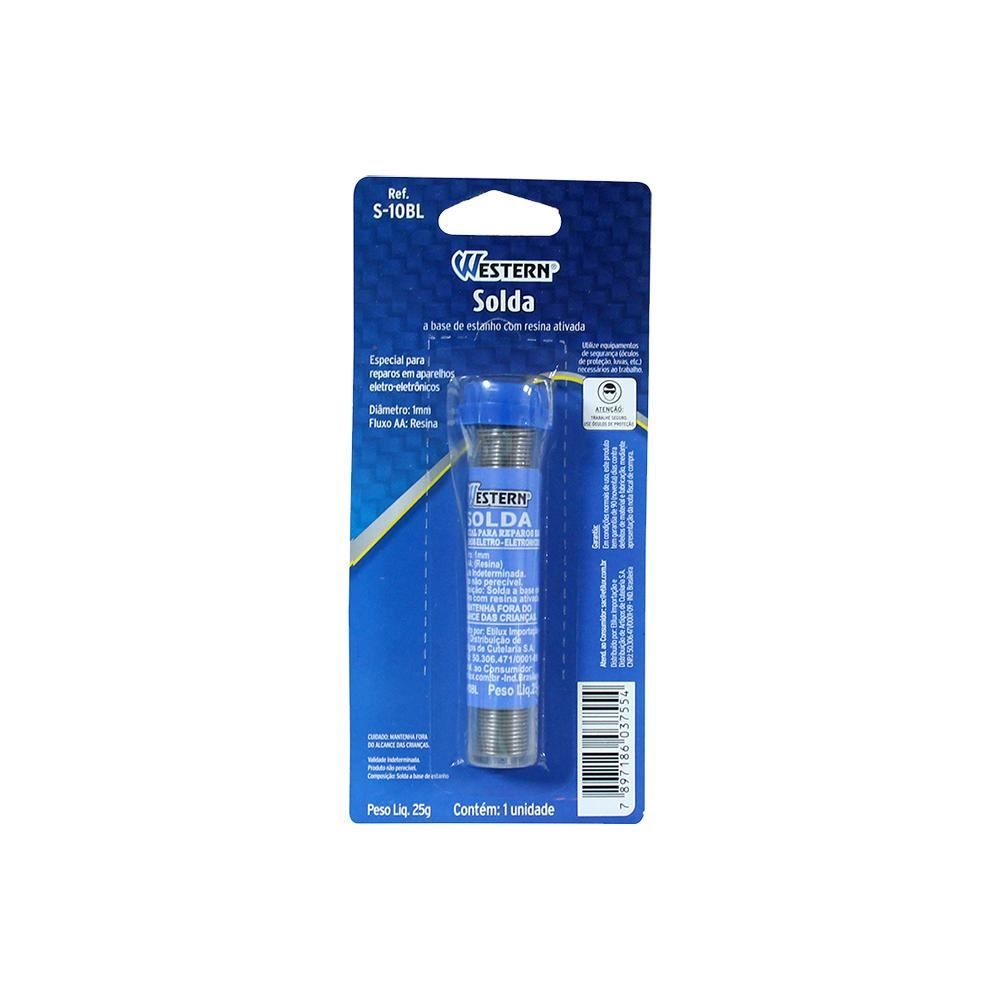 Solda Em Tubo Com 4 Metros Western S-10 - S-10BL