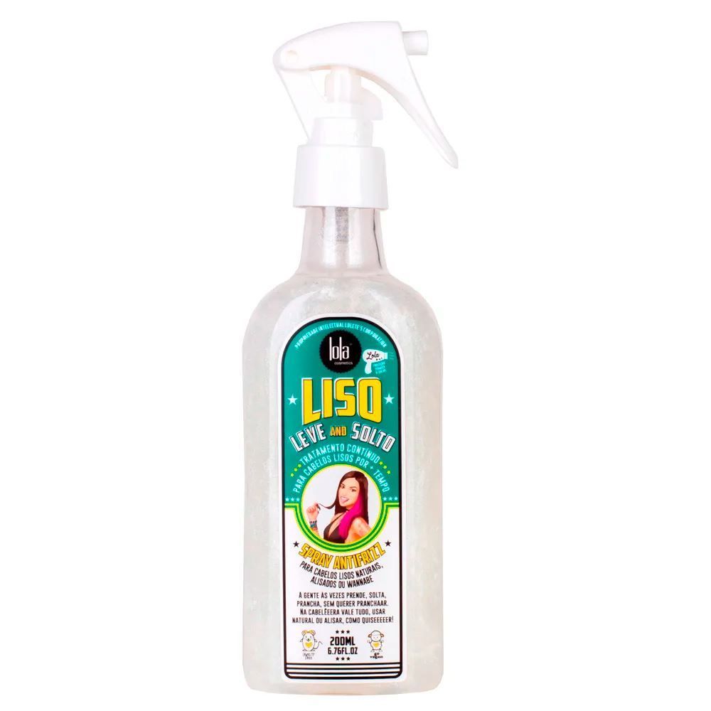 Spray Antifrizz Liso Leve And Solto 200Ml - Lola Cosmetics
