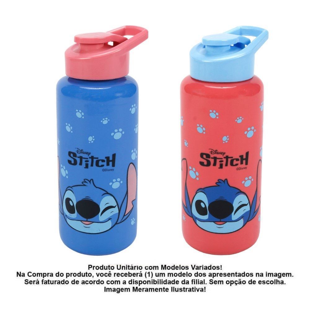 Garrafa Squezze 1 Litro Stitch Plasduran - Sortido