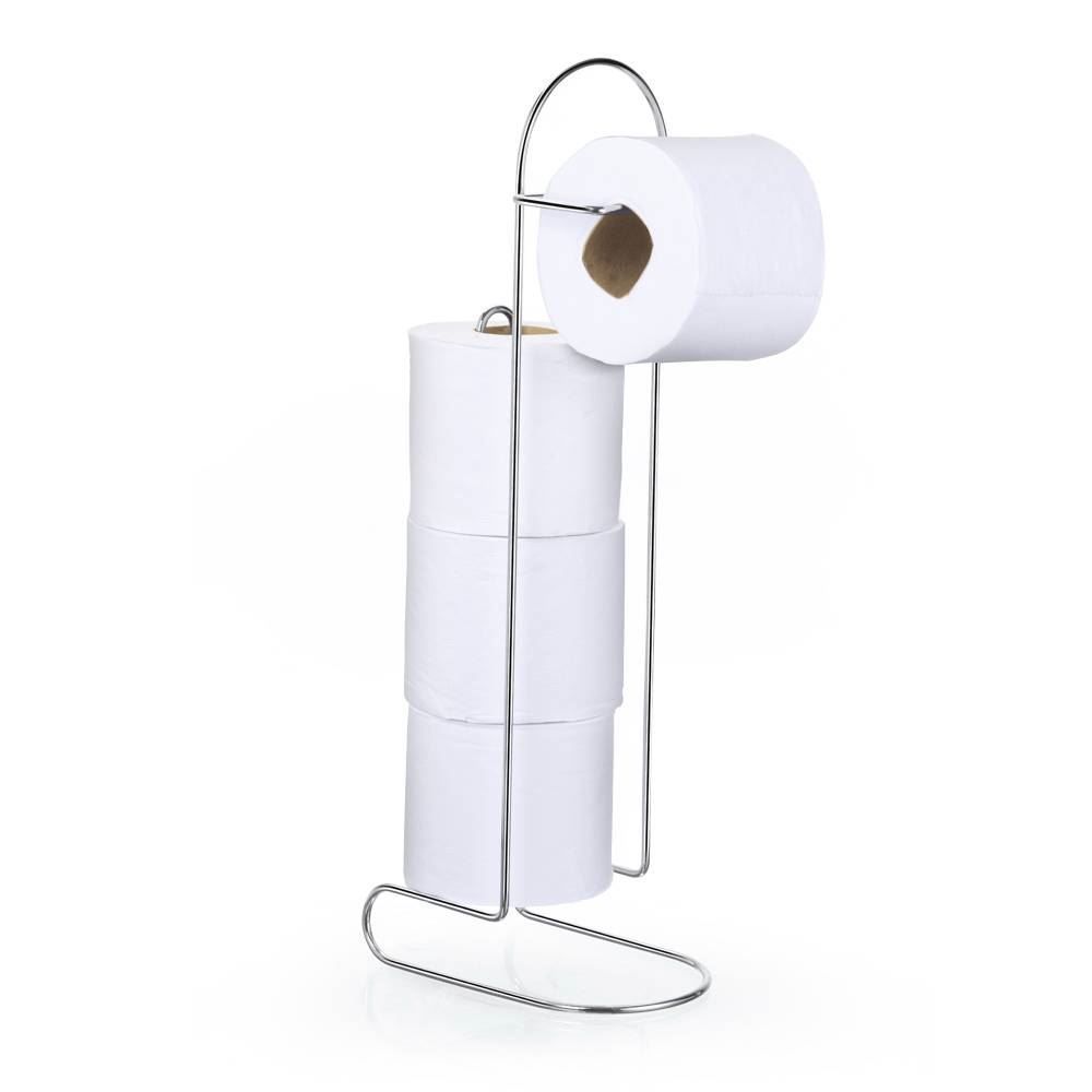 Suporte Porta Papel Higiênico De Chão Arthi - Aço