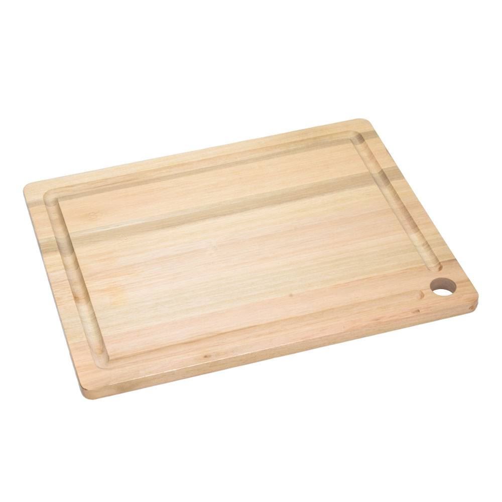 Tábua Eucalipto 34X27 Cm Furo Lateral Stolf