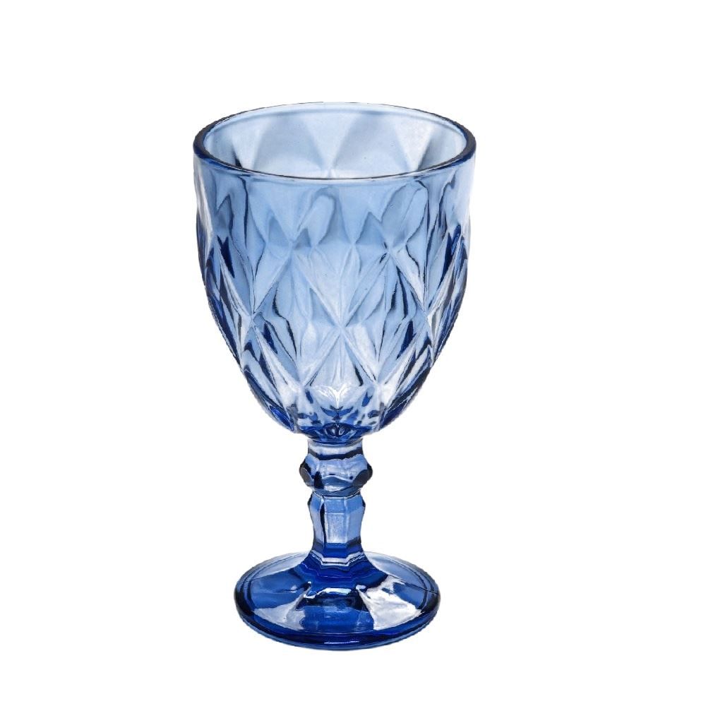 Taça de Água Diamond Lyor 350Ml - Azul