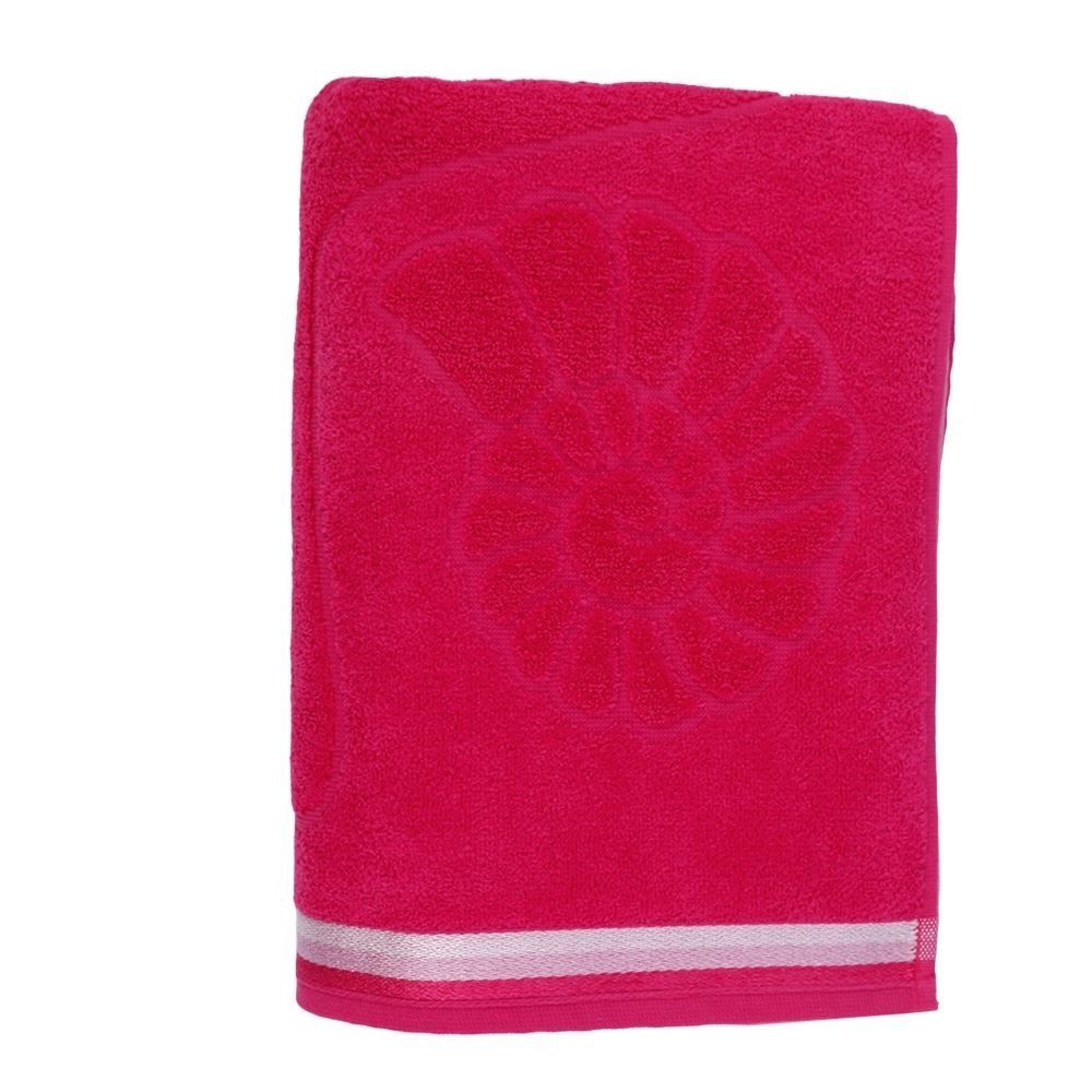 Toalha de Praia Ipanema 100% Algodão Havan Casa - Fundo Do Mar Pink
