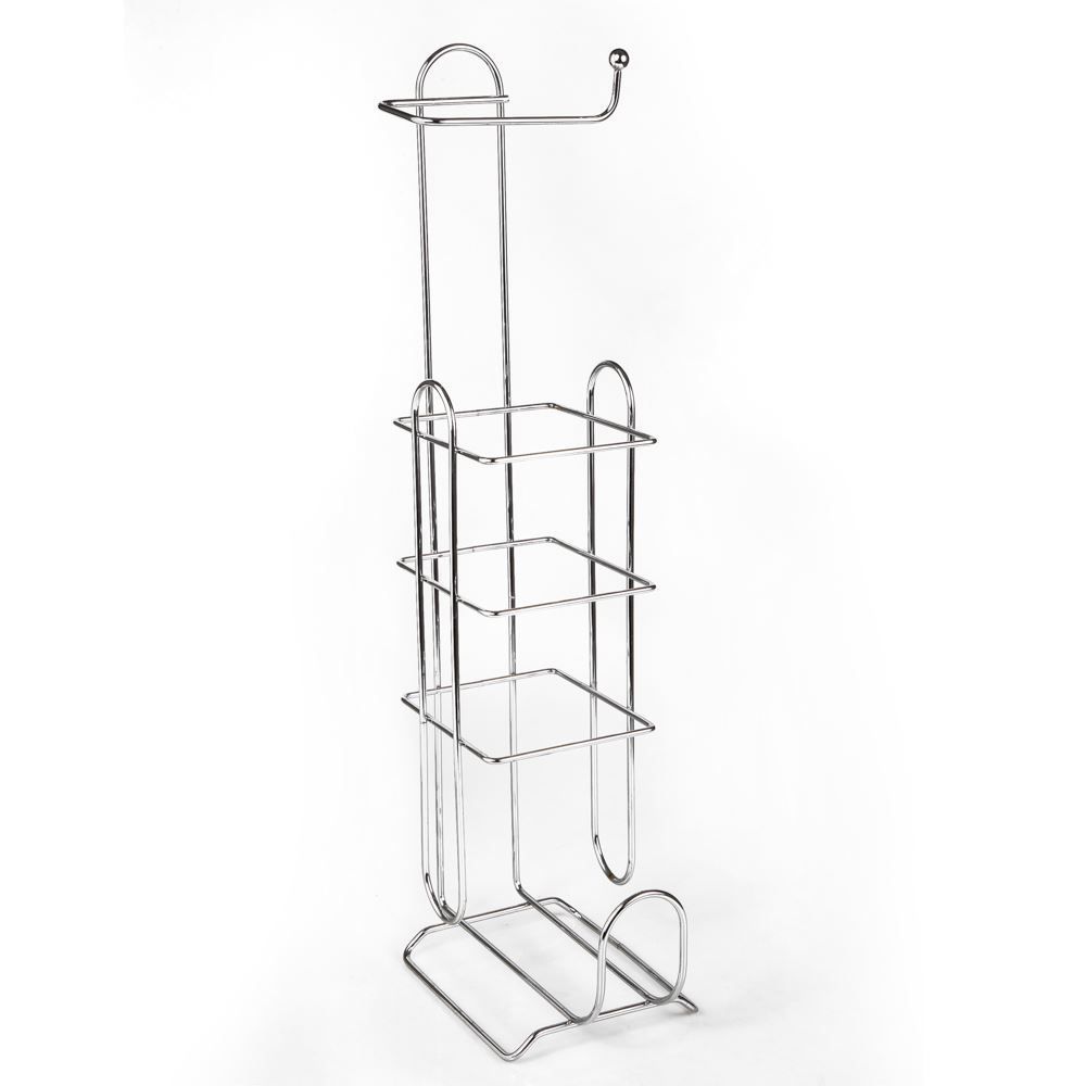  Suporte Papel Higiênico C/ Dispenser Niquelart - Cromado