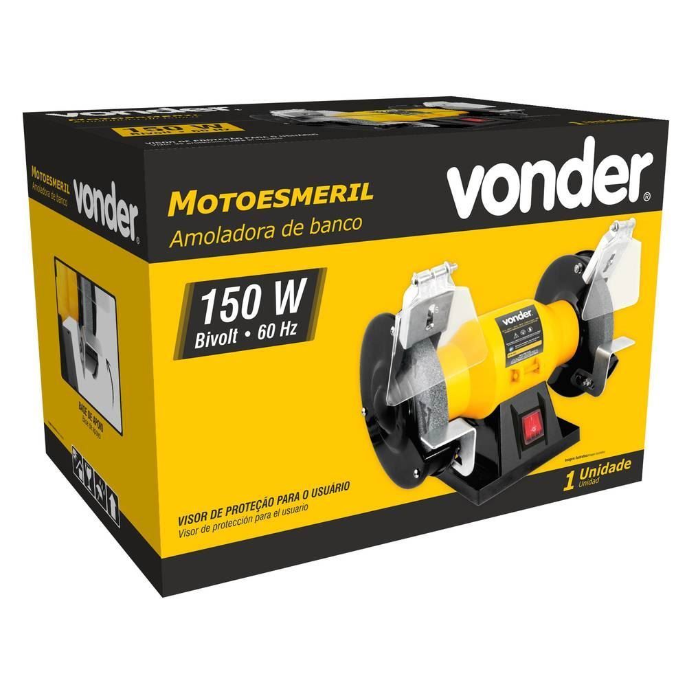 Motoesmeril Vonder De Bancada 150W 5” 6892150000 - Bivolt