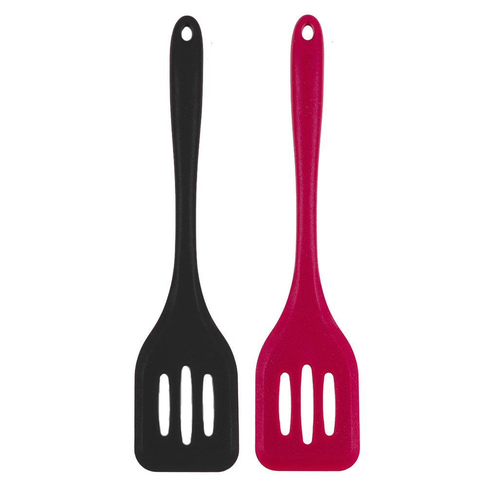 Espatula Vazada Silicone Modern 29,2X6,8Cm - Silicone