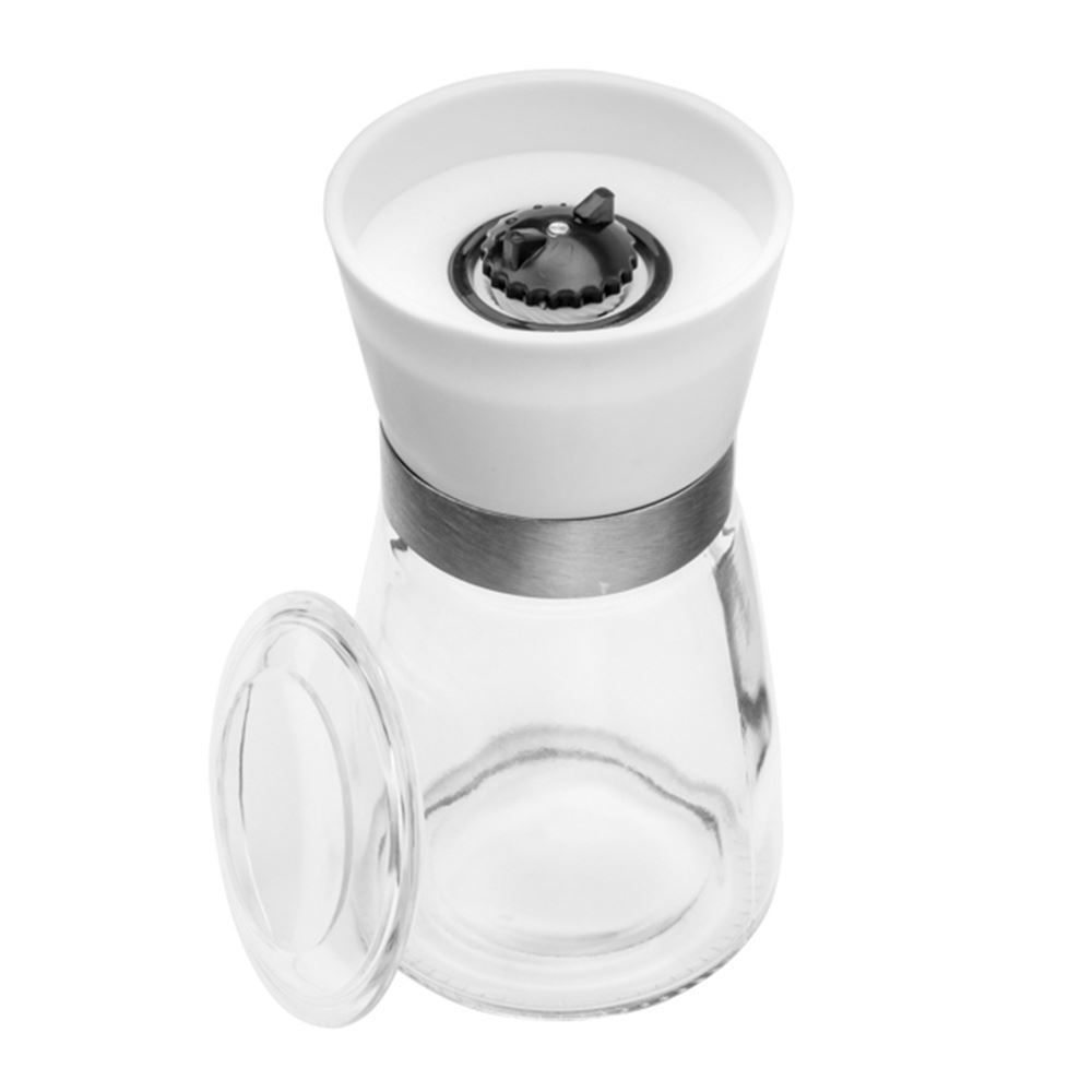 Moedor Tempero Vidro C/ Tampa 170Ml - Vidro