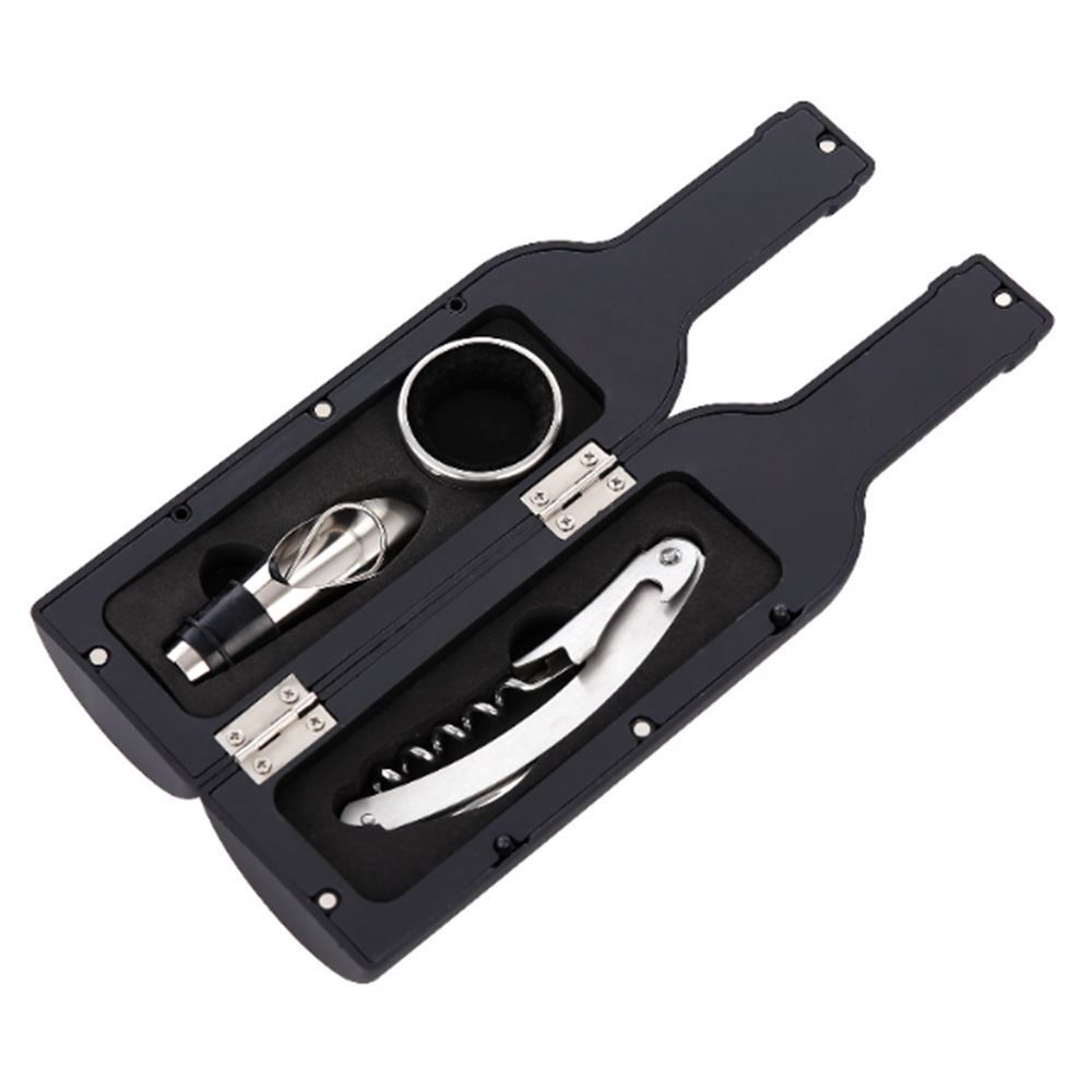 Jogo P/ Vinho Garrafa 23,5Cm 4Pc - Inox