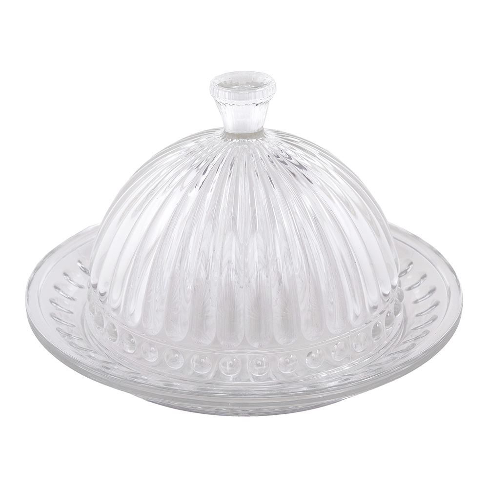 Queijeira Cristal C/ Tampa Empire 20Cm - Cristal