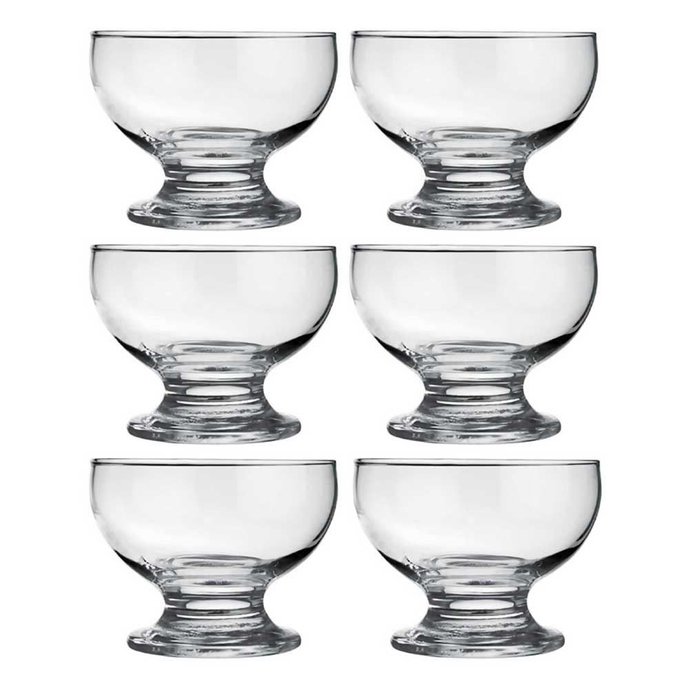 Jogo Tacas Sobremesa Paulista 220Ml 6Pc - Vidro