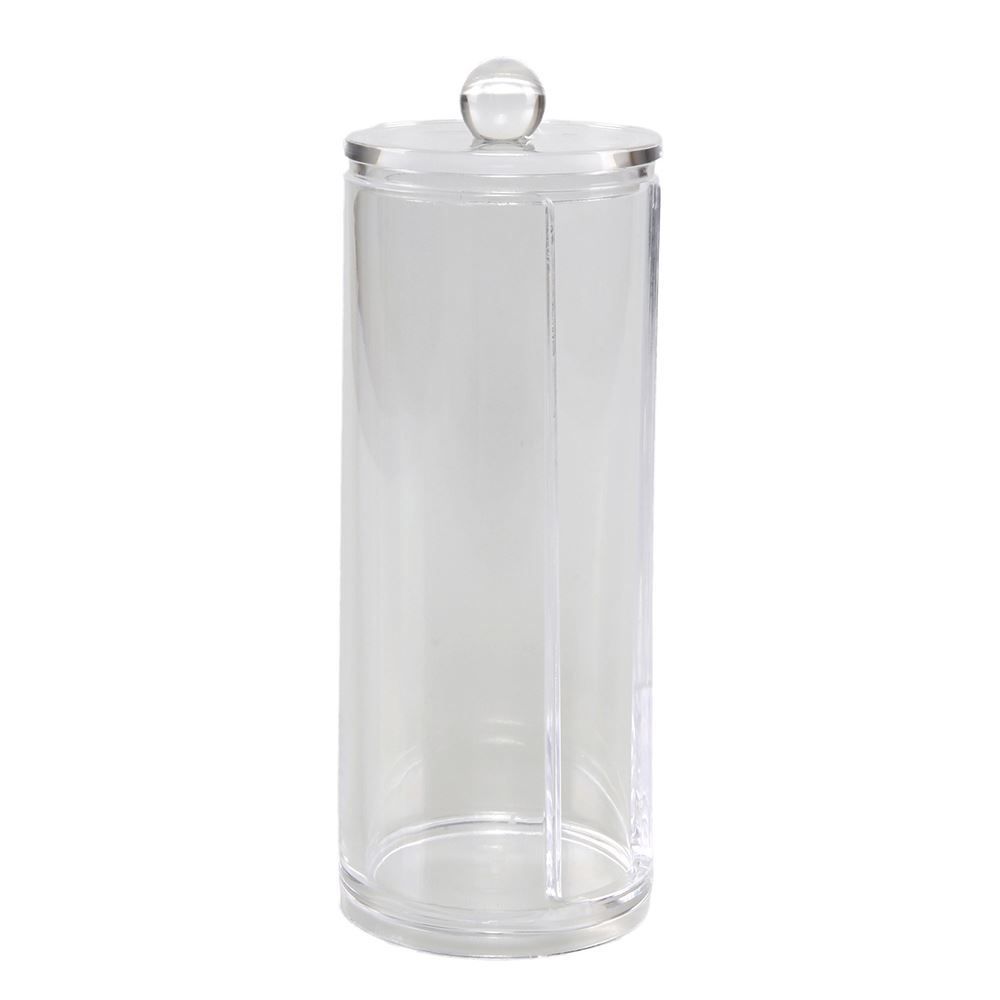 Porta Algodao Acrilico 7,5X7,5X20cm - Acrílico