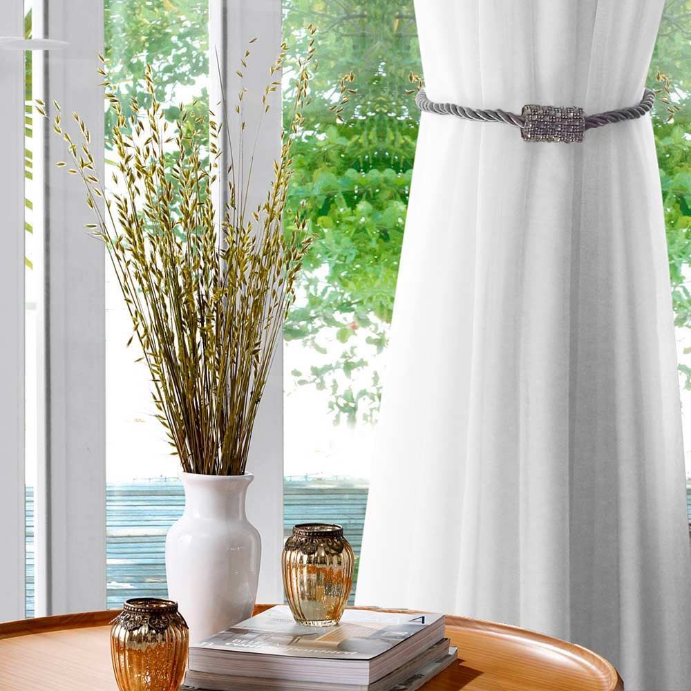 Abraçadeira Infinity Com Imã Bella Arte - Prata