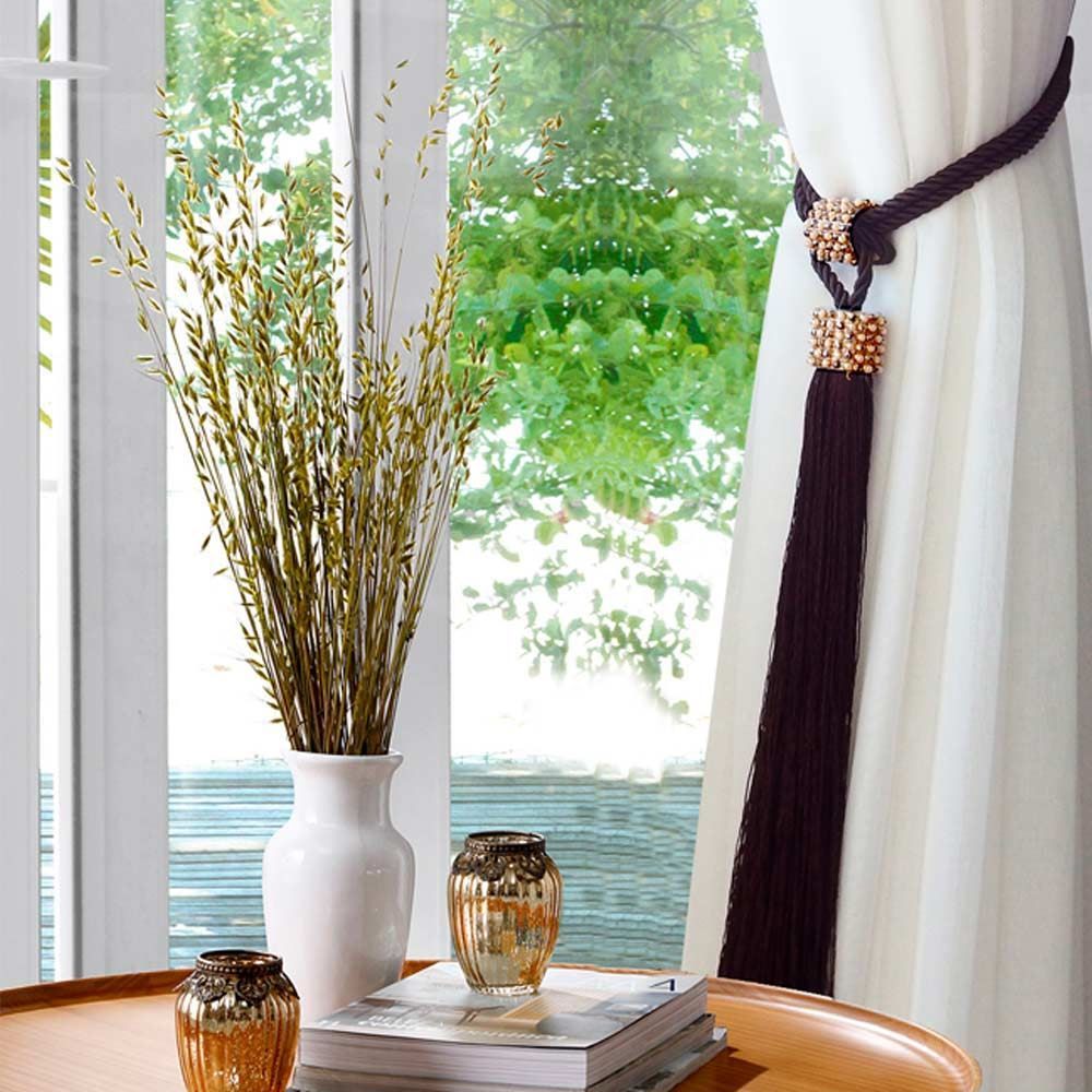 Abraçadeira Infinity Franjas Bella Arte - Imbuia