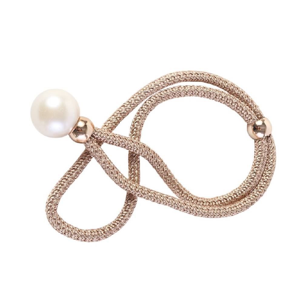 Abraçadeira Pérola Bella Arte - Champagne