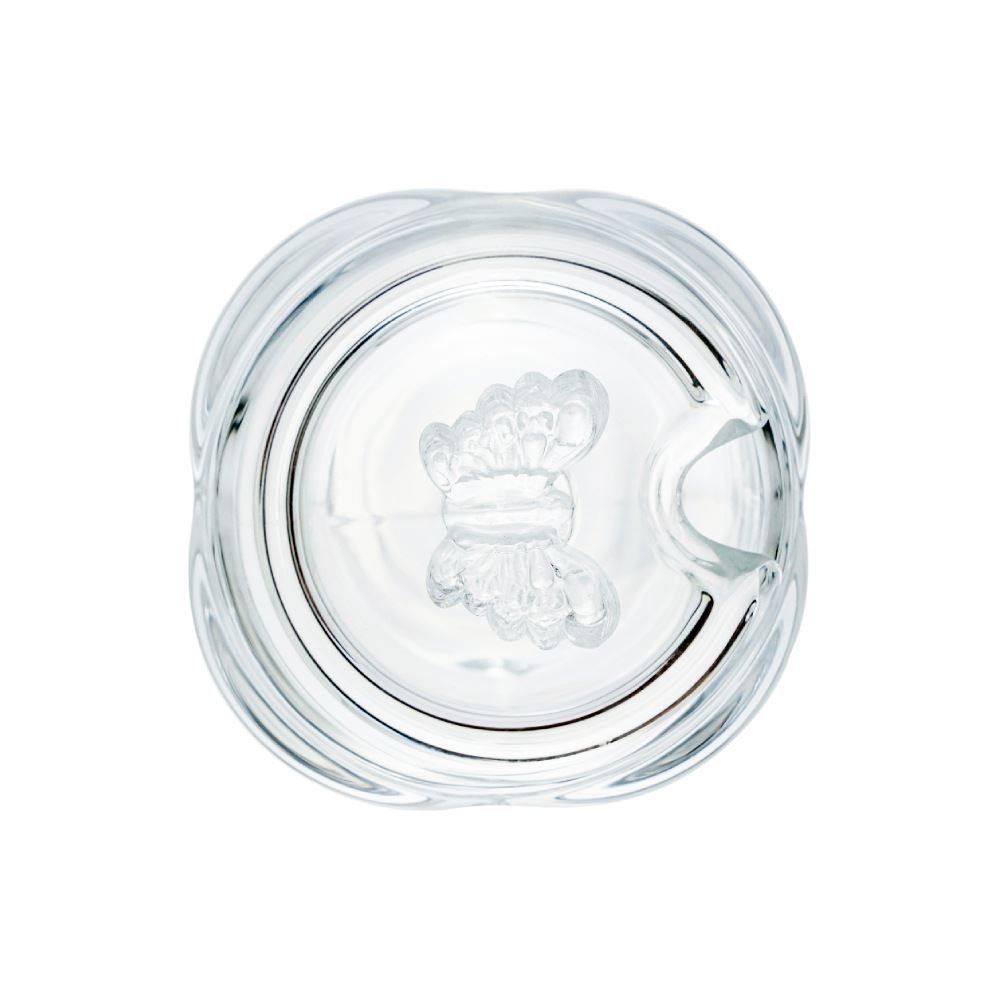 Açucareiro De Vidro Com Colher Butterfly Wolff 130Ml - Transparente