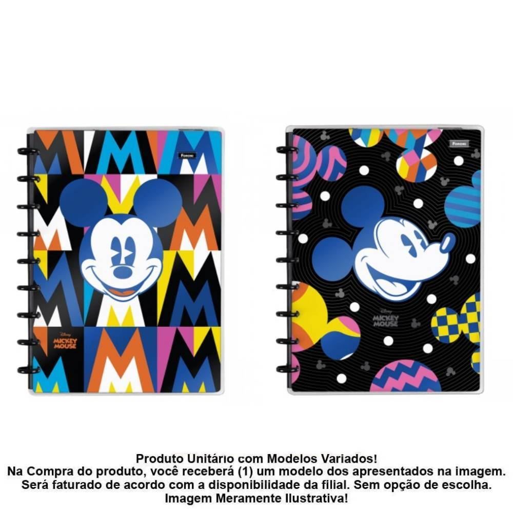 Agenda Discdaily Mickey 80 Folhas Foroni - Sortido