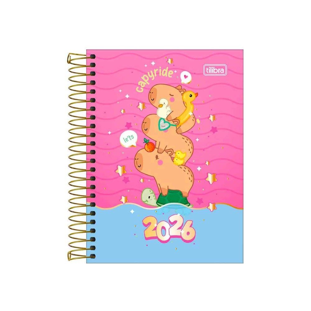 Agenda Espiral Capy Club 160 Folhas Tilibra - Sortido