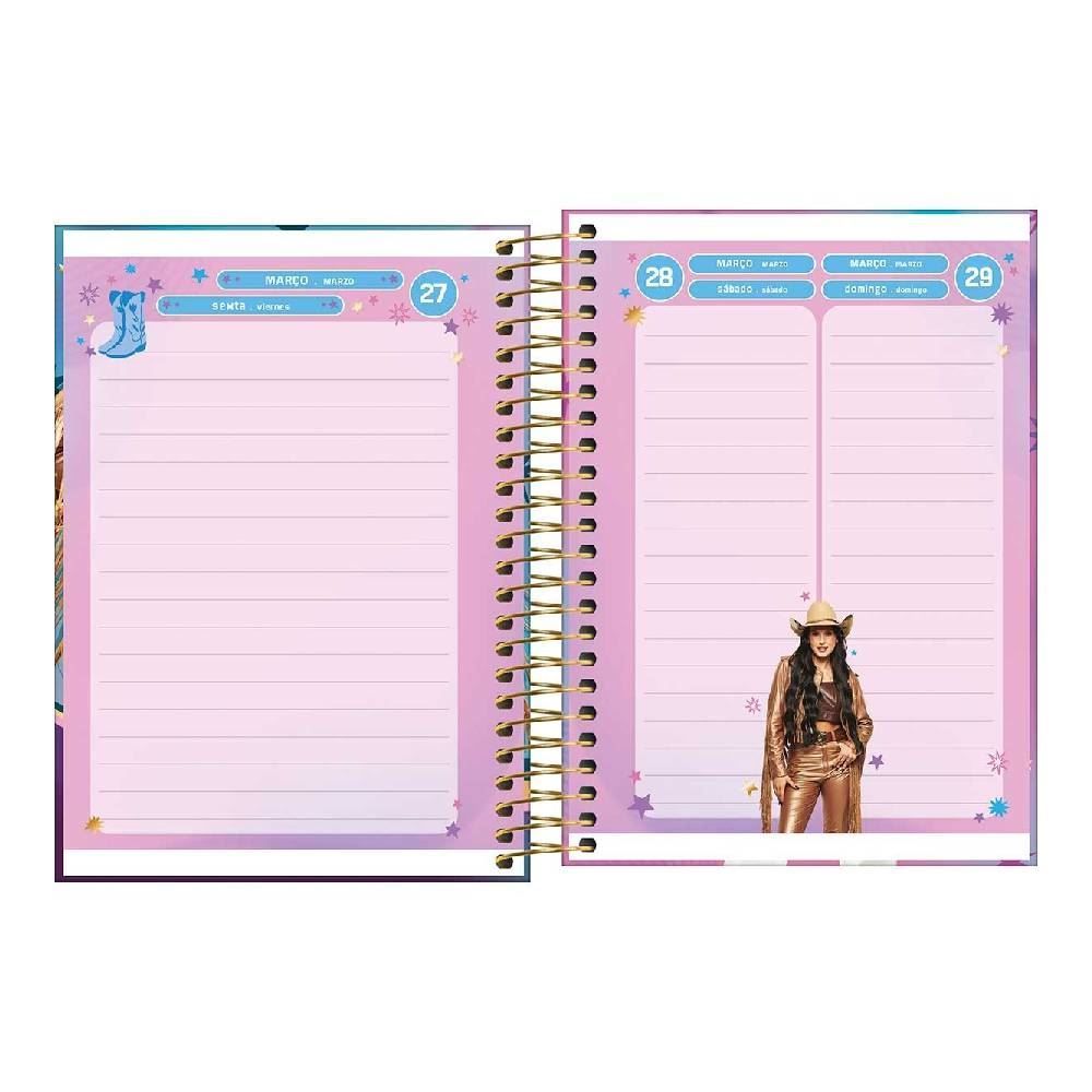 Agenda Espiral 2026 Ana Castela 160 Folhas Tilibra - Sortido