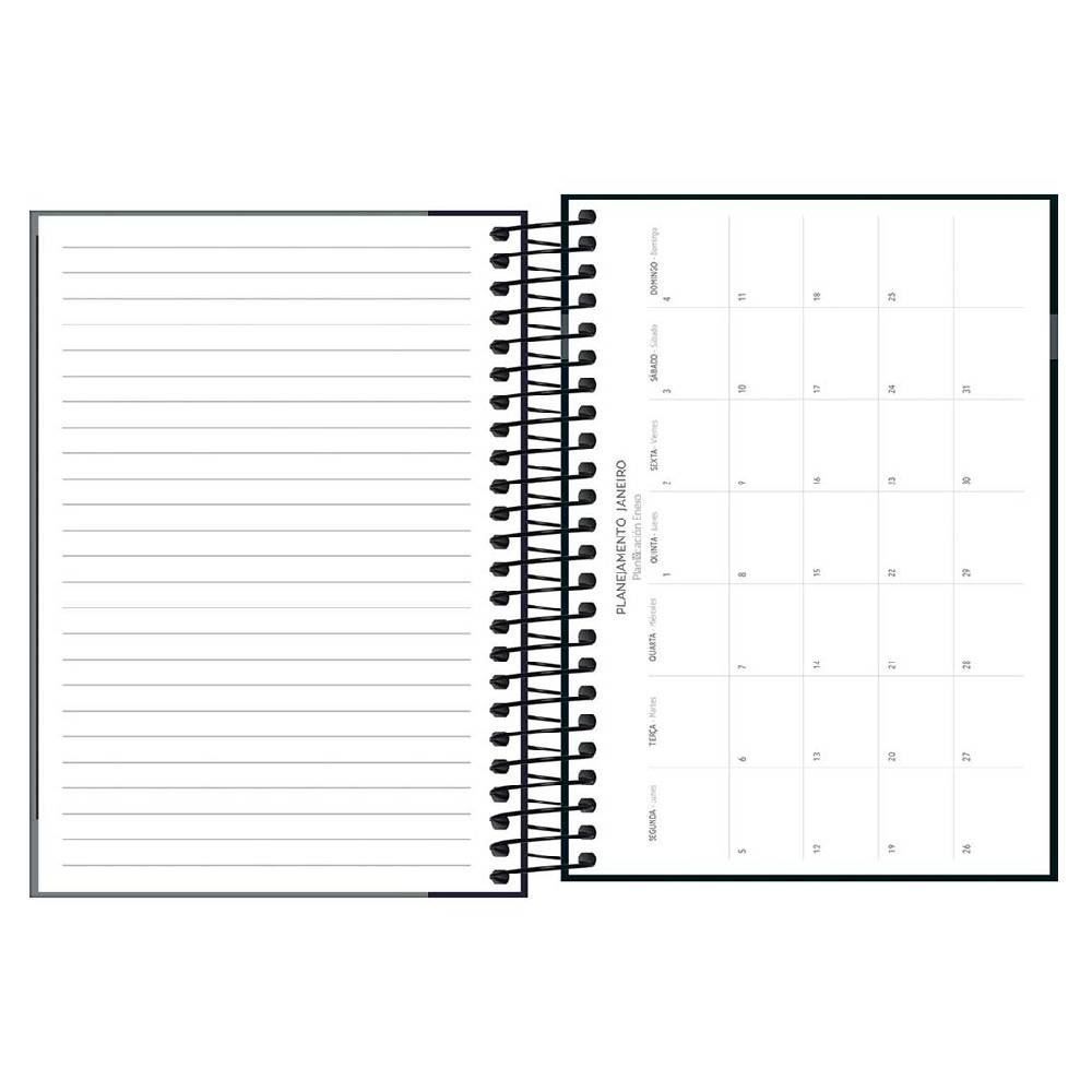 Agenda Espiral 2026 D+ Masculina 160 Folhas Tilibra - 291072