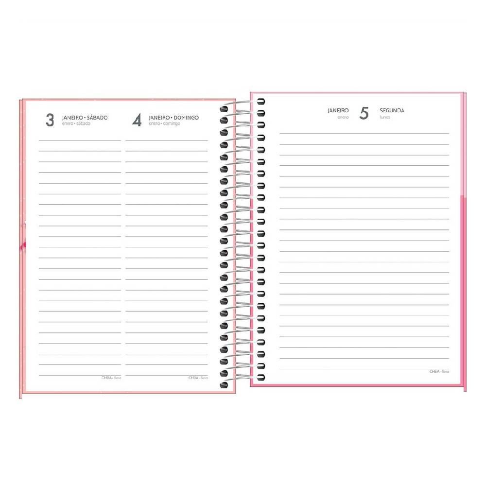 Agenda Espiral 2026 Pepper Feminina 160 Folhas Tilibra - 179604