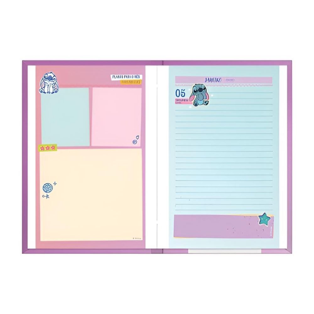Agenda Costurada 2026 Stitch 176 Folhas Foroni - Sortido