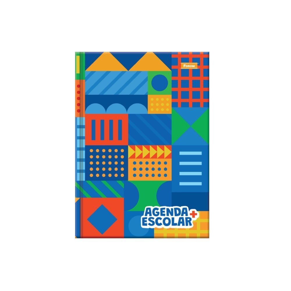 Agenda Escolar 2026 Costurada 160 Folhas Foroni - Sortido