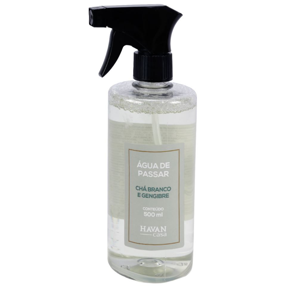 Água Perfumada Spray 500Ml Havan Casa - Chá Branco e Gengibre