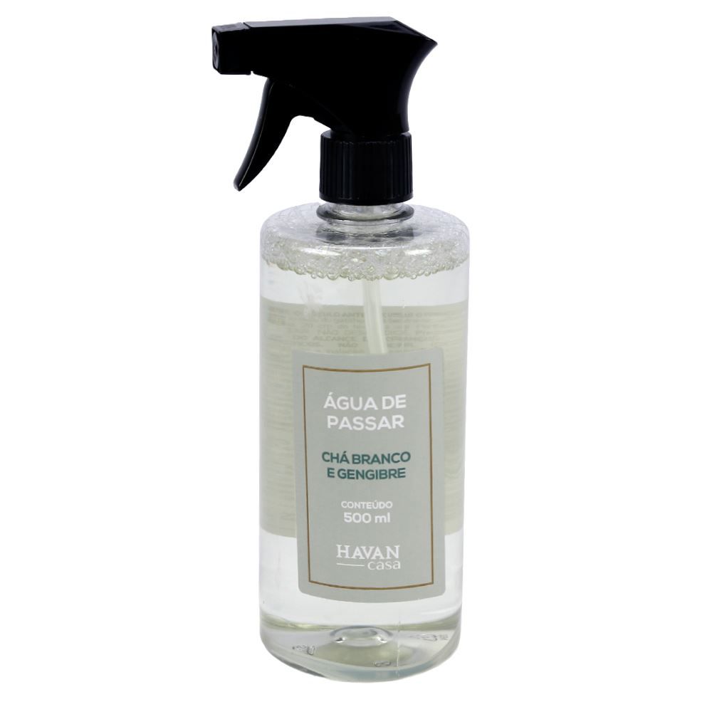 Água Perfumada Spray 500Ml Havan Casa - Chá Branco e Gengibre