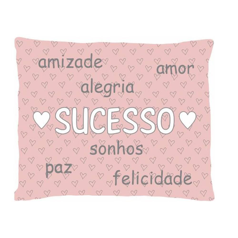 Almofada 35X45 Cm Funny Havan Casa - Rosa Sucesso