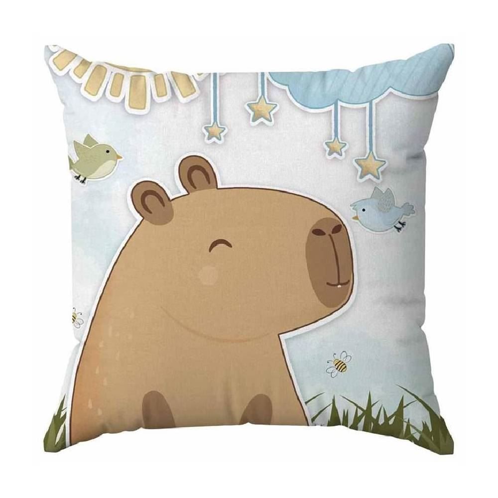 Almofada Clube Do Abraço 45X45cm Havan Kids - Capivara