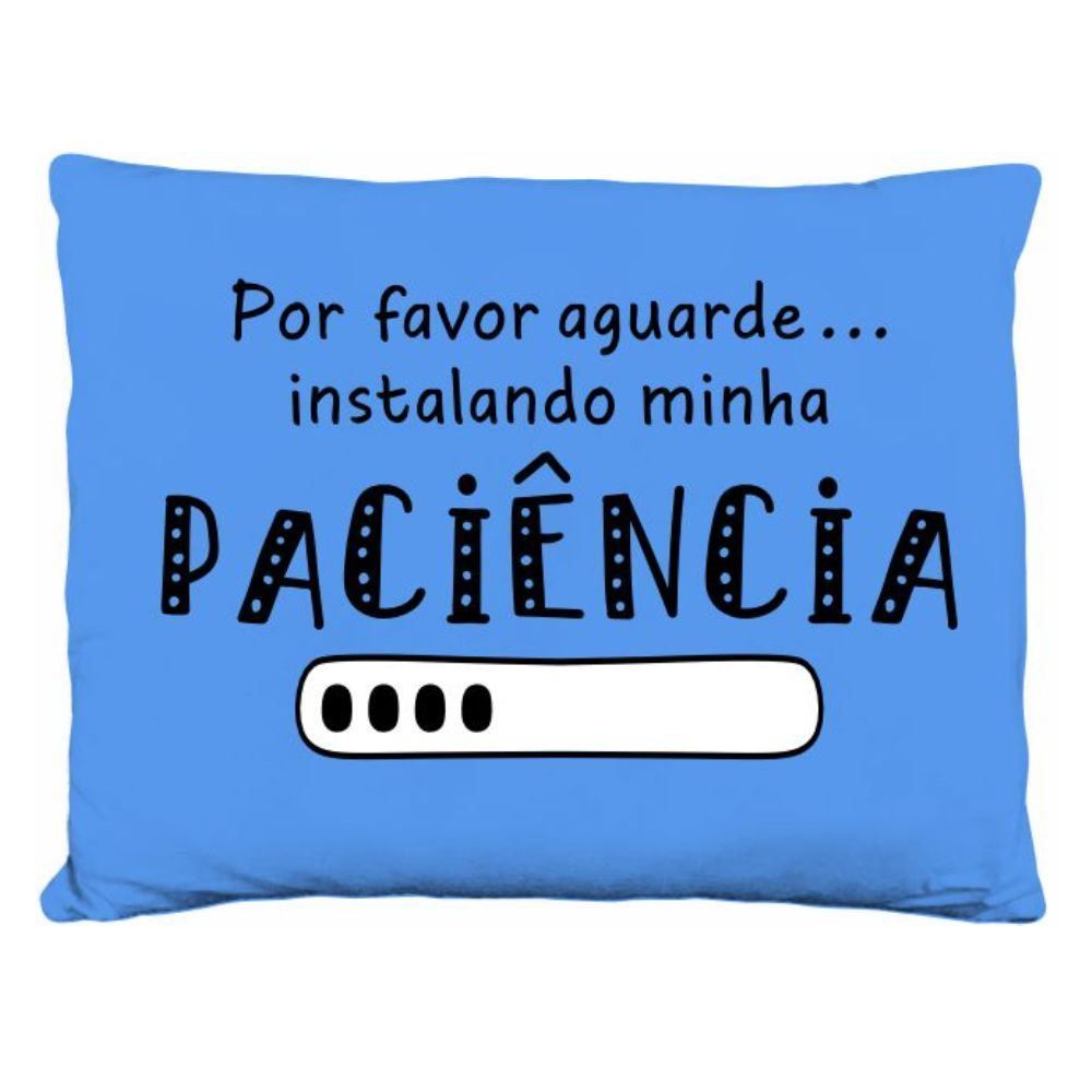 Almofada Decorativa 100% Poliéster Funny Colors Havan Casa - Azul Paciência