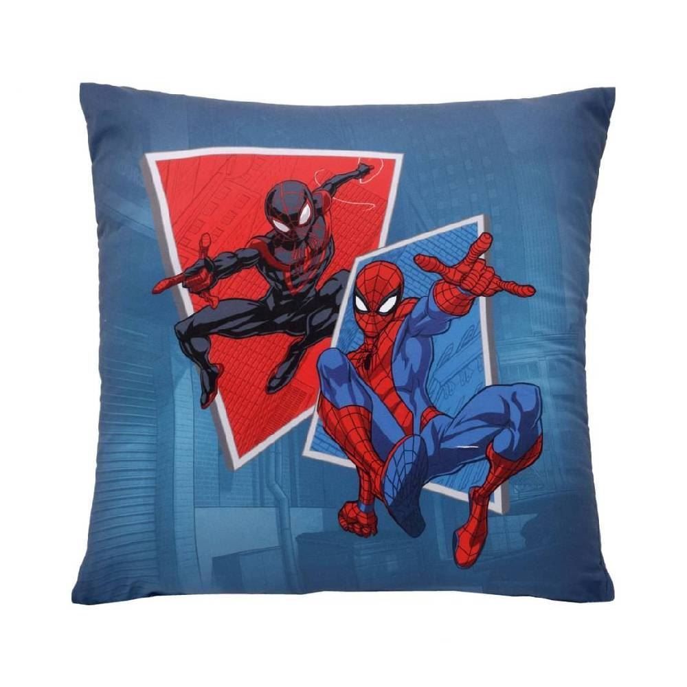 Almofada Decorativa 43X43 Cm Disney Hedrons - Homem Aranha Azul