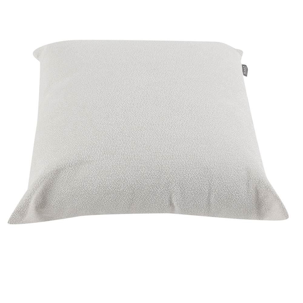 Almofada Decorativa Com Zíper 45X45 Cm Boucle Hedrons - Marfim