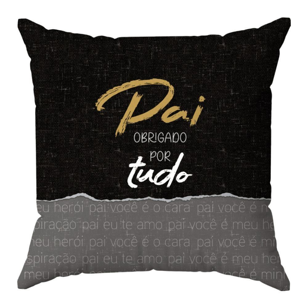 Almofada Decorativa Dia Dos Pais Havan Casa - Obrigado Pai