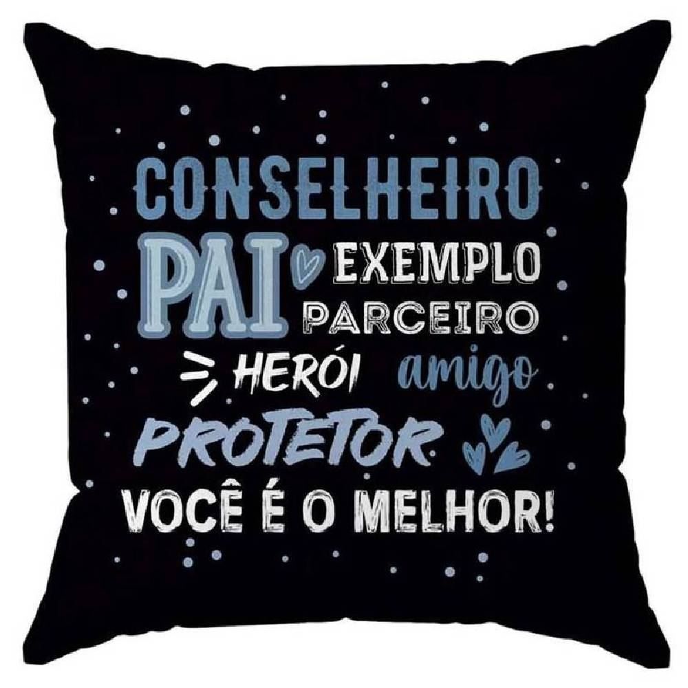 Almofada Decorativa 45X45 cm Dia dos Pais Havan Casa - Pai Exemplo
