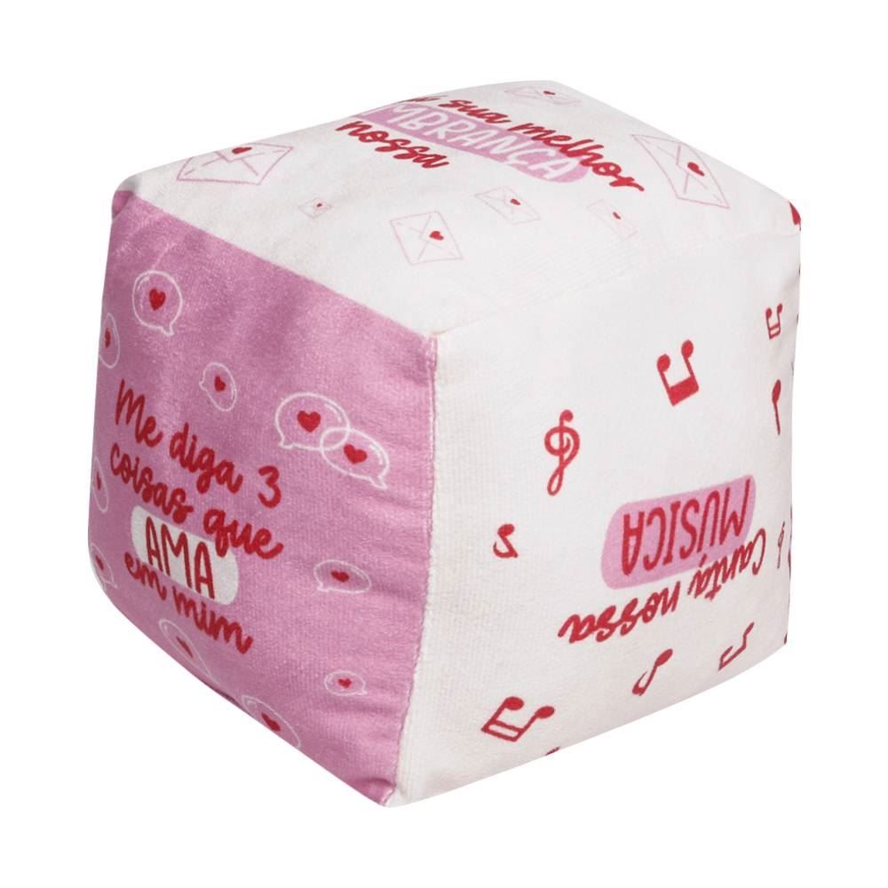 Almofada Divertida Havan Casa Cubo Namorados  - Namorados