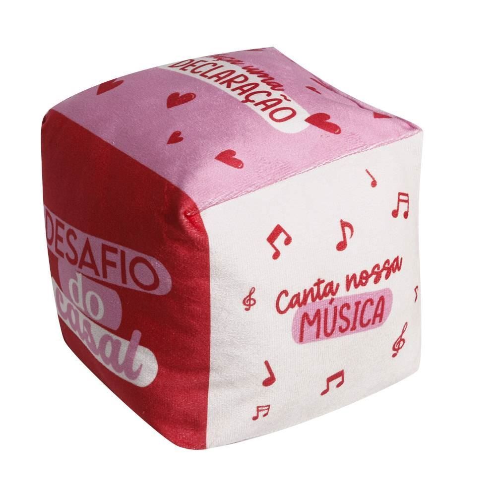 Almofada Divertida Havan Casa Cubo Namorados  - Namorados
