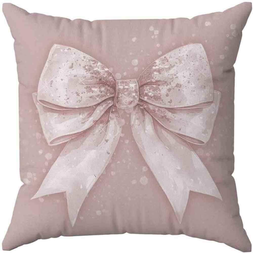 Almofada Veludo 48X48 Cm Estampada Havan Casa - Laço