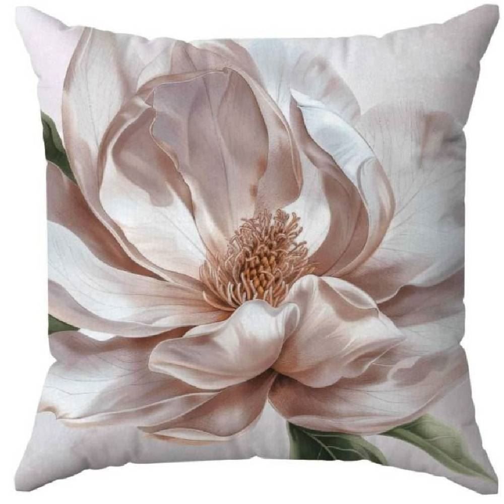 Almofada Veludo 48X48 cm Estampada Havan Casa - Magnólia 