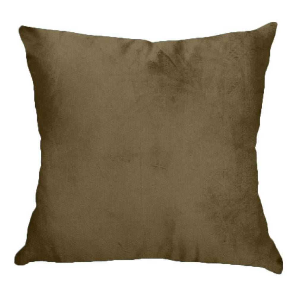 Almofada Veludo 50X50 Cm Liso Havan Casa - Marrom