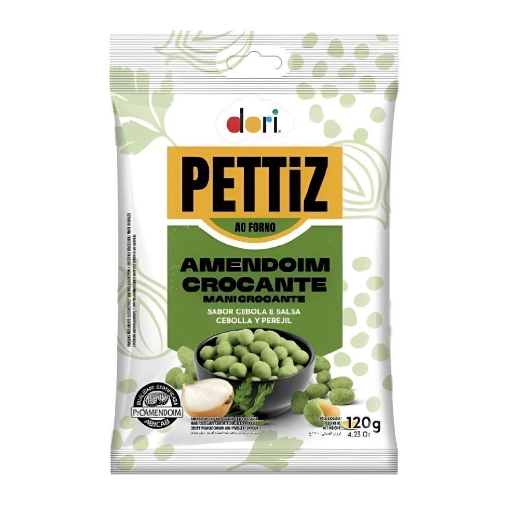 Amendoim Crocante Pettiz Salsa E Cebola Dori - 120g