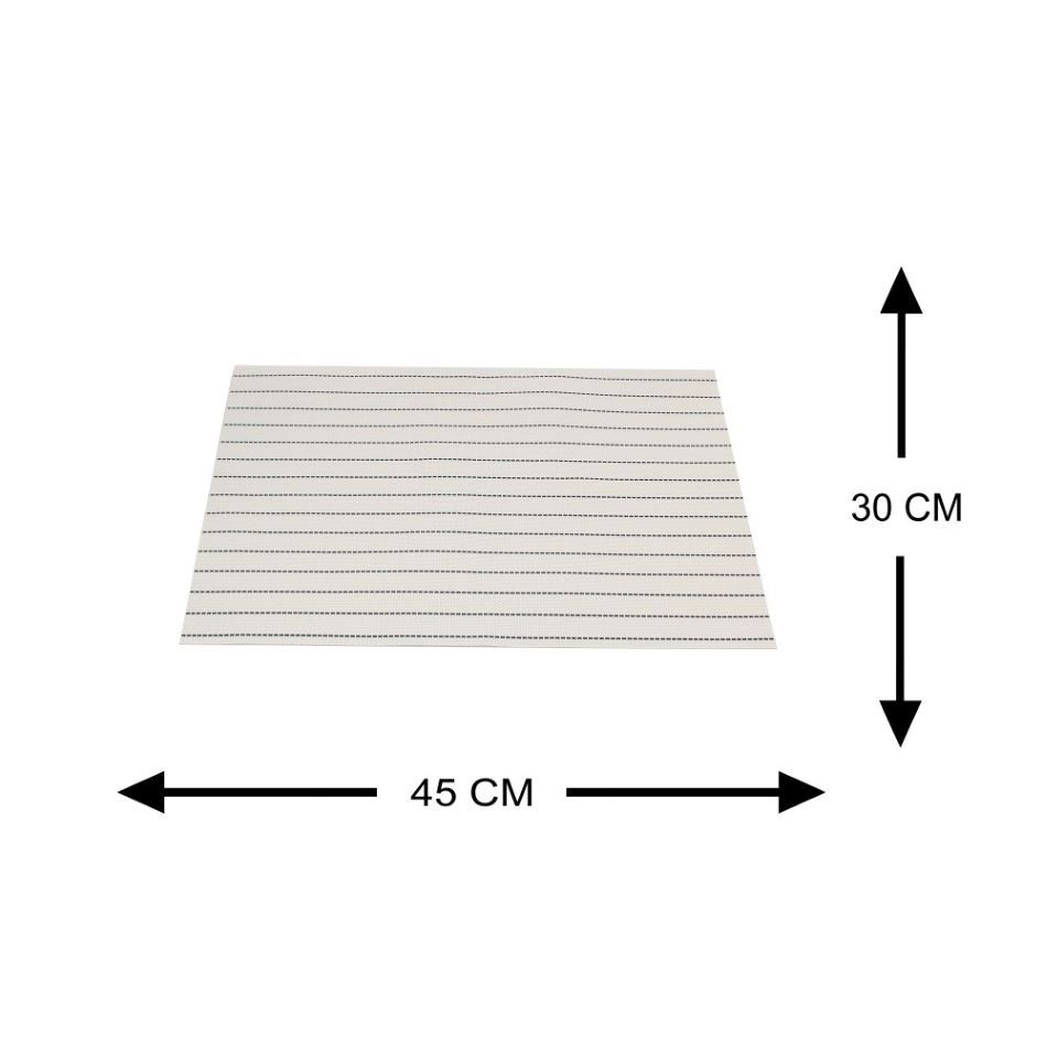 Americano Avulso Tramado Havan Casa 1 Pç - Branco Listras