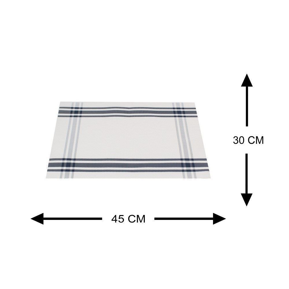 Americano Avulso Tramado Havan Casa 1 Pç - Azul Moldura