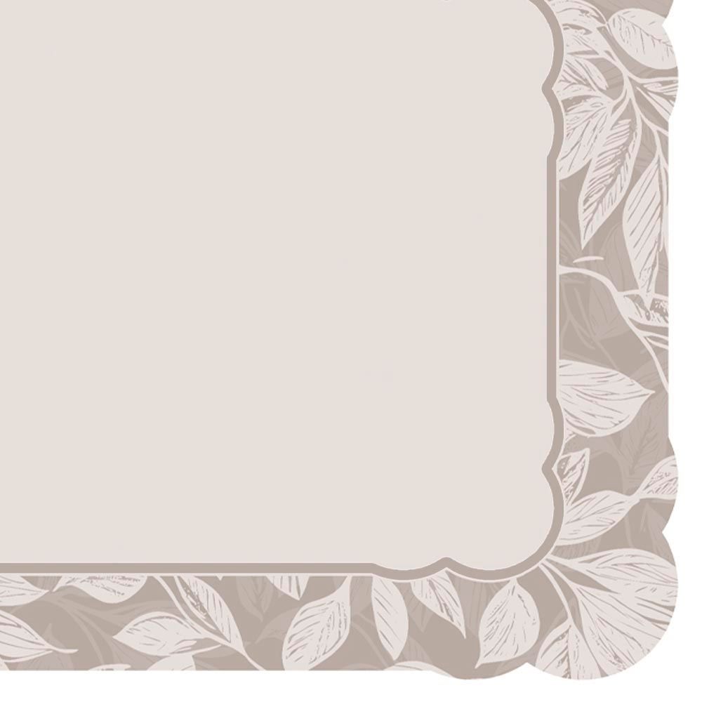 Americano Avulso Viena 35X45 Cm Havan Casa - FOLHAS CINZA