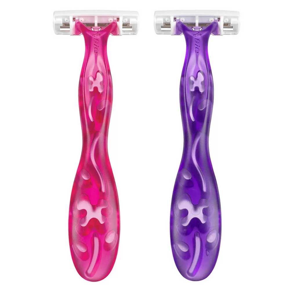 Aparelho De Depilar Soleil Rosa/Roxo 2 Unidades Bic - 919463