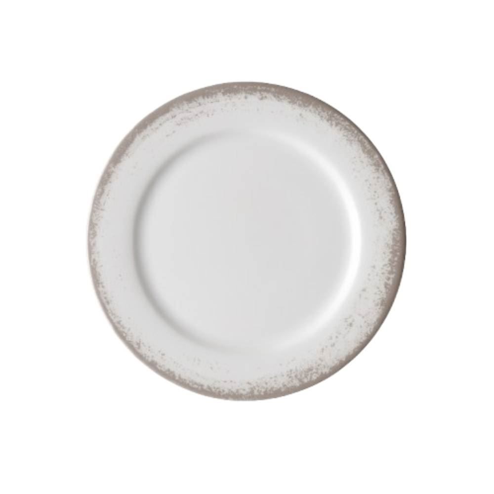 Aparelho De Jantar Schmidt 16 Peças - Nevoa Cinza